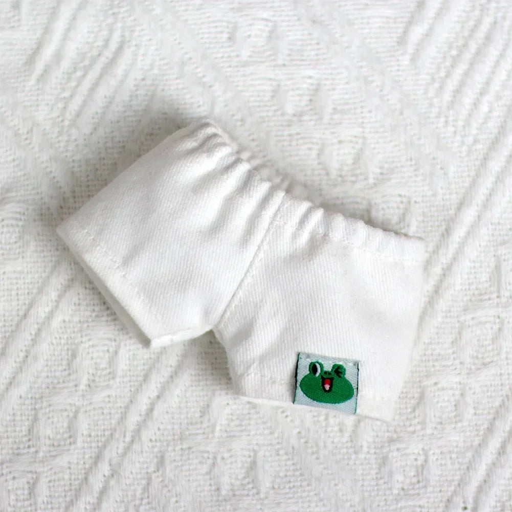 For Labubu Cool Leather Jacket Dress Fashion Mini Plush Doll Clothes Outfit Accessories for Labubu Idol Skirt Clothing Gift - ZePacKs