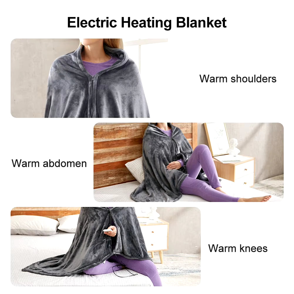 USA Trending Cozy Find ❄️ USB Charging Heated Shawl Blanket Everyone Loves - ZePacKs
