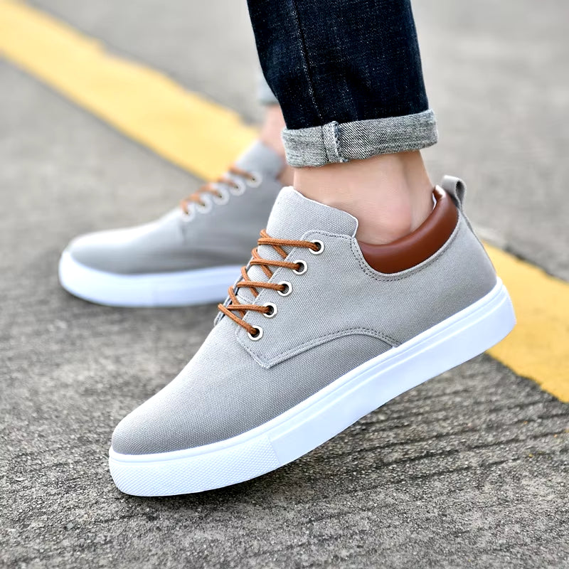 Men’s Minimal Canvas Sneakers | Trending USA Street Style - ZePacKs