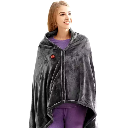 USA Trending Cozy Find ❄️ USB Charging Heated Shawl Blanket Everyone Loves - ZePacKs 