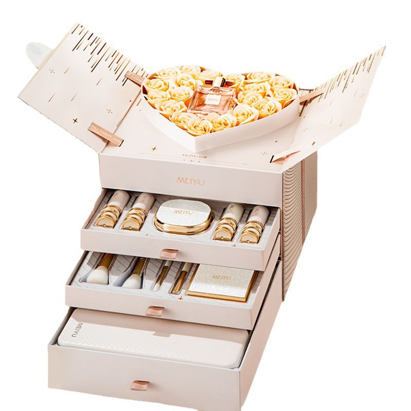 Christmas for Girls Cosmetics Lipstick Set of Beauty Gift Box - ZePacKs 