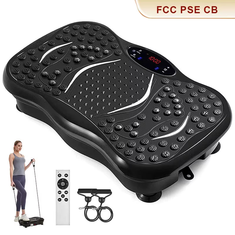 Home Fat Shaking Machine Weight Loss Vibration Machine Lazy Standing Fitness Vibration Machine Mini Body Shaping Machine - ZePacKs 