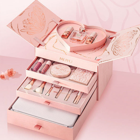 Christmas for Girls Cosmetics Lipstick Set of Beauty Gift Box - ZePacKs 