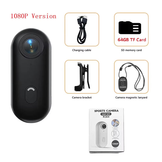 4K Action Camera FHD with Long Battery Life Video 30M Waterproof Wifi Thumb Camera Sport Action Camerahelmet Motorcycles Cam - ZePacKs 