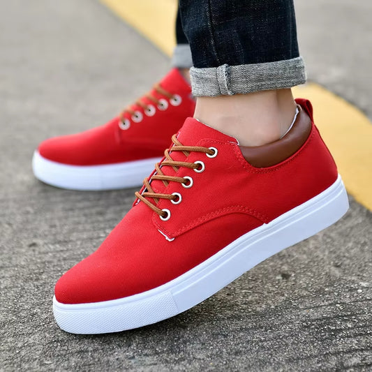 Men’s Minimal Canvas Sneakers | Trending USA Street Style - ZePacKs 